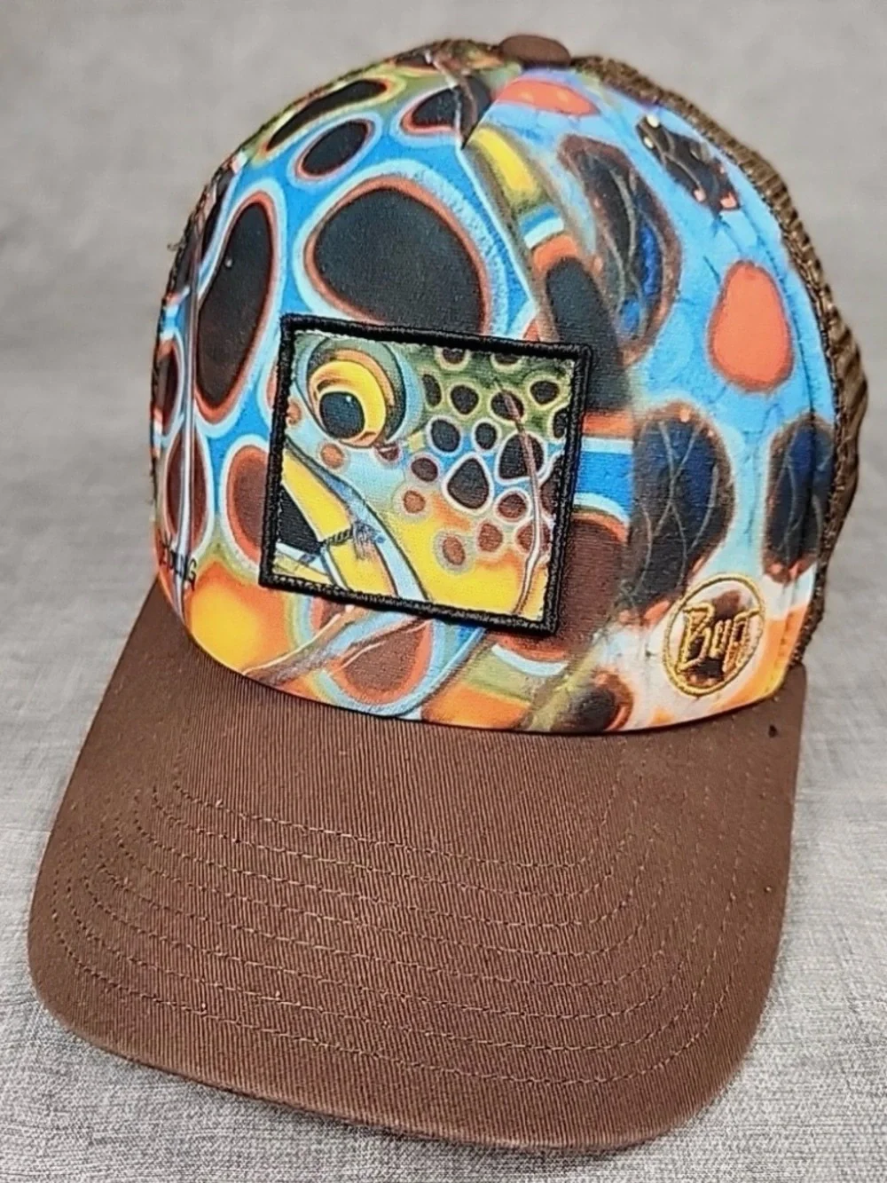 Buff DeYoung Fishing Hat Snapback Adjustable Mesh Trucker Cap
